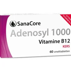 Sanacore Stress|Immuunsysteem>Adenosyl 1000 Vitamine B12 - 60 tabletten zonder foliumzuur