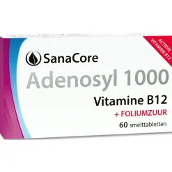 Sanacore Stress|Immuunsysteem>Adenosyl 1000 Vitamine B12 60 tabletten