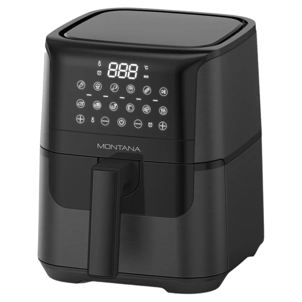 Montana Airfryer>Airfryer MF-340 Compact - 4lt - Keramisch en Gifvrij