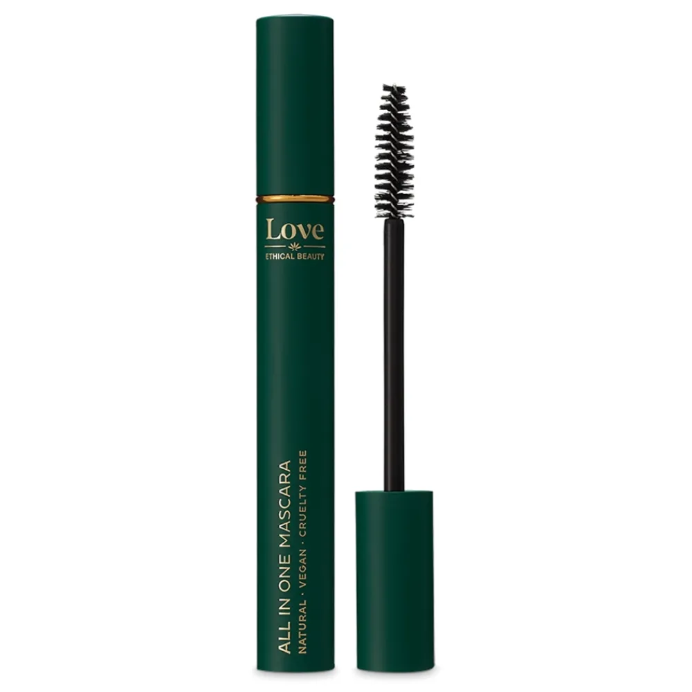 Love Ethical Beauty Ogen/Mascara>All-in-One Mascara - Waterbestendig - Zwart - 9ml