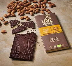 Lovechock Chocolade>Amandel / Baobab tablet 85% - 70g - BIO