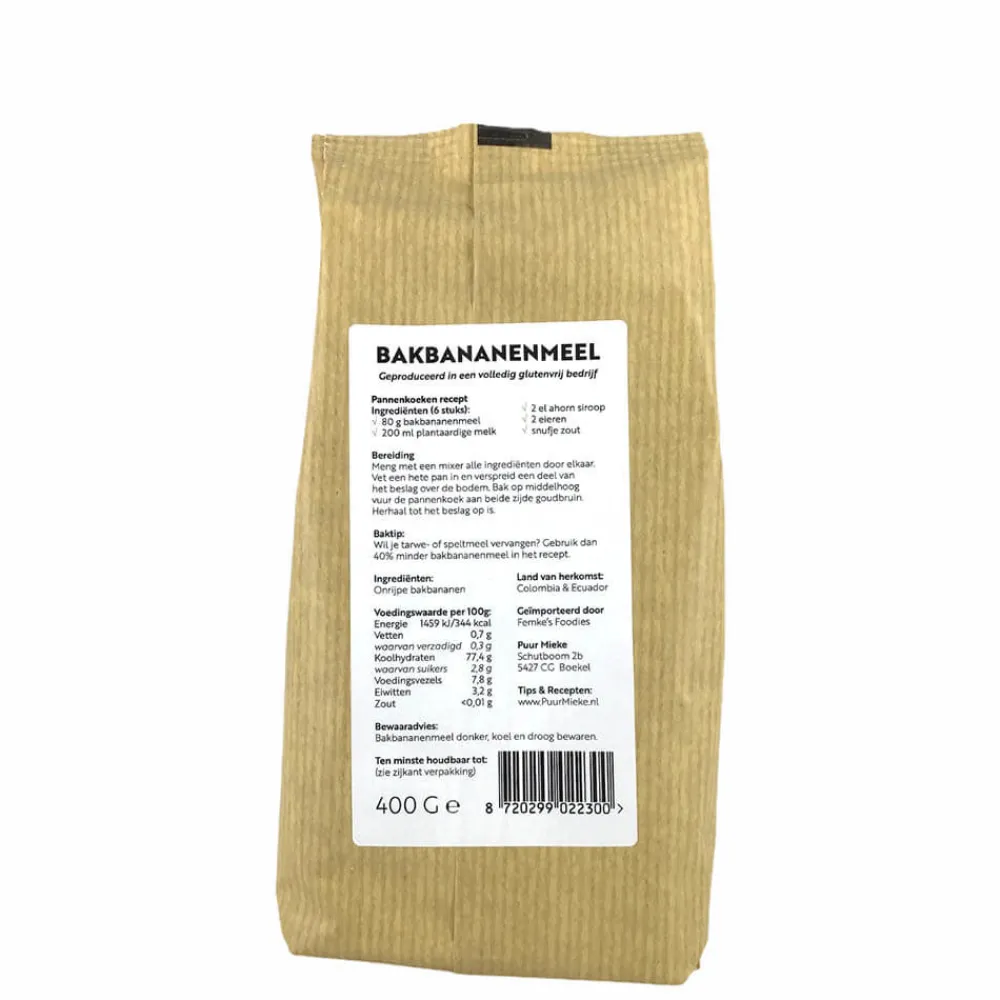 Puur Mieke Paleo Aip|Glutenvrij Meel>Bakbananenmeel - 400g