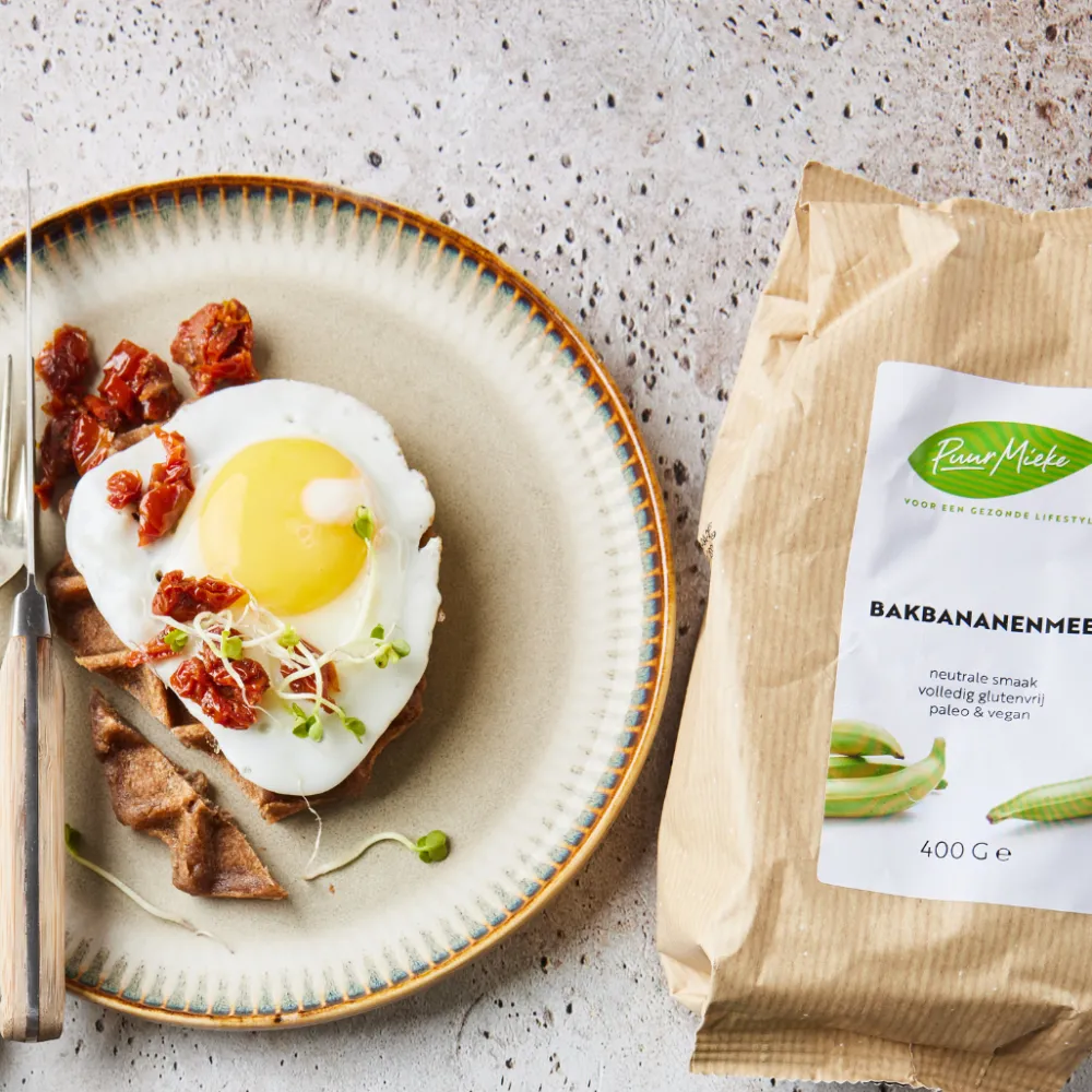 Puur Mieke Paleo Aip|Glutenvrij Meel>Bakbananenmeel - 400g
