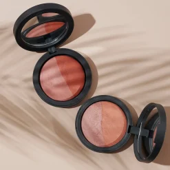 INIKA Gezicht/Blush>Baked Blush Duo - Burnt Peach - 6.5g - BIO