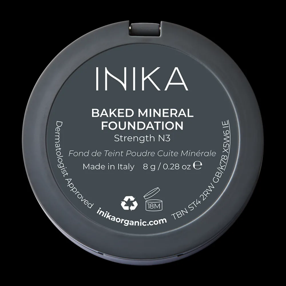 INIKA Gezicht/Poeder|Gezicht/Foundation>Baked Mineral Foundation - Strength - 8g - BIO