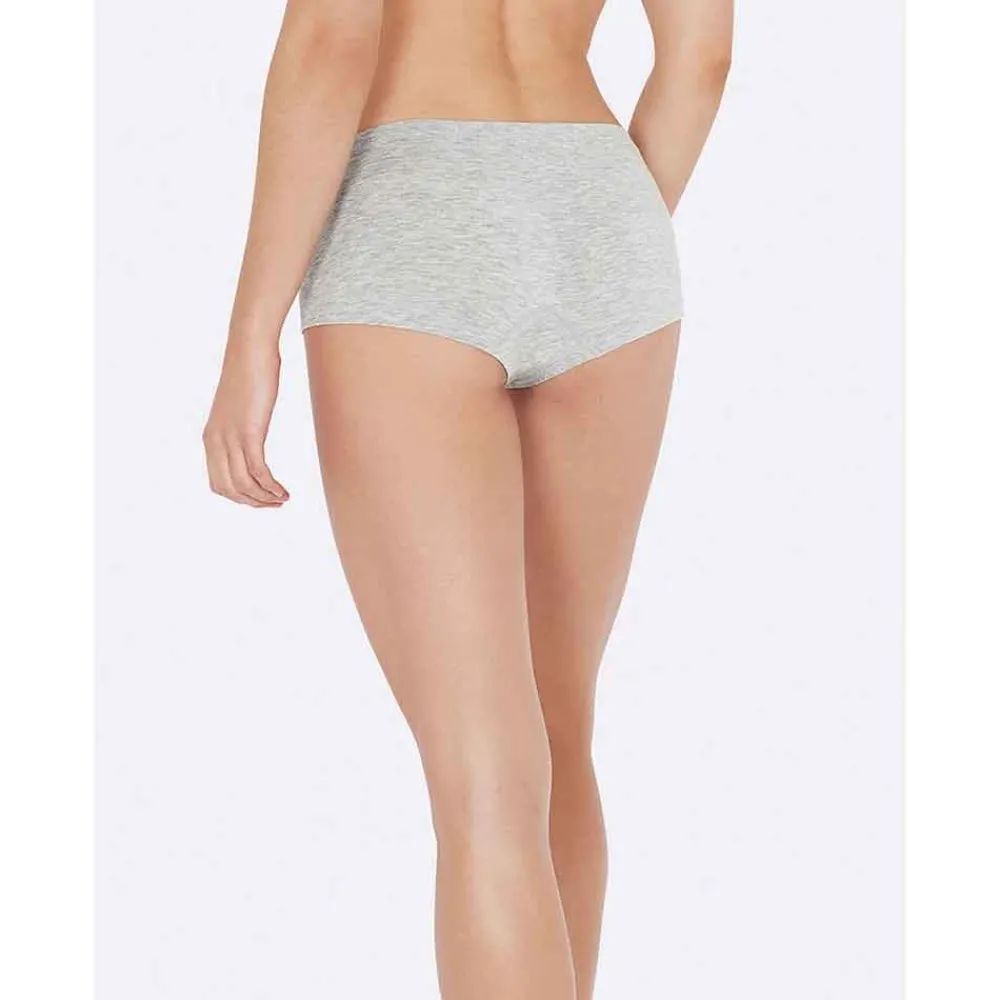 DAMES Boody Dames Slips>Bamboe Boxershort Dames - Lichtgrijs