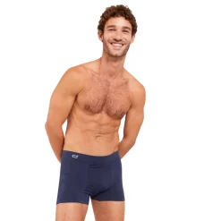 Heren Boody Heren Ondergoed>Bamboe Boxershort Heren - Donkerblauw - Naadloos