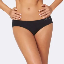 DAMES Boody Dames Slips>Bamboe Hipster - Zwart