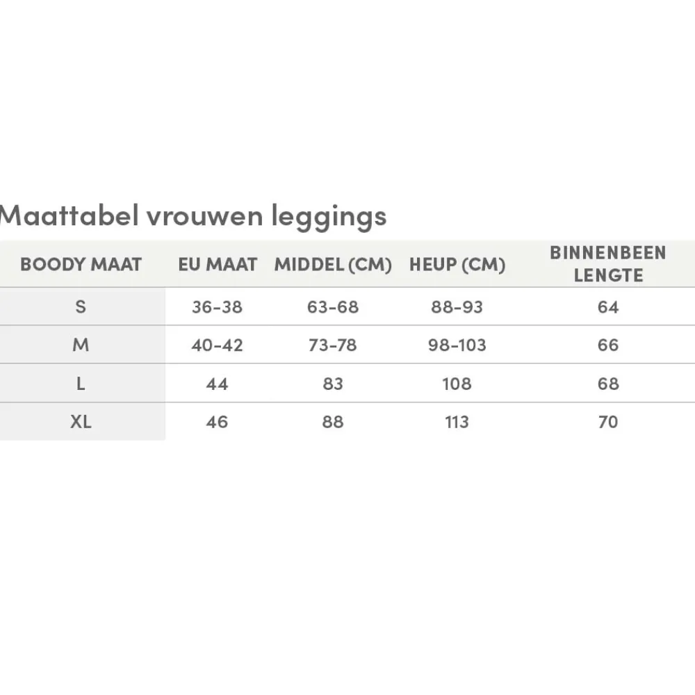 Boody Leggings>Bamboe Legging - Zwart