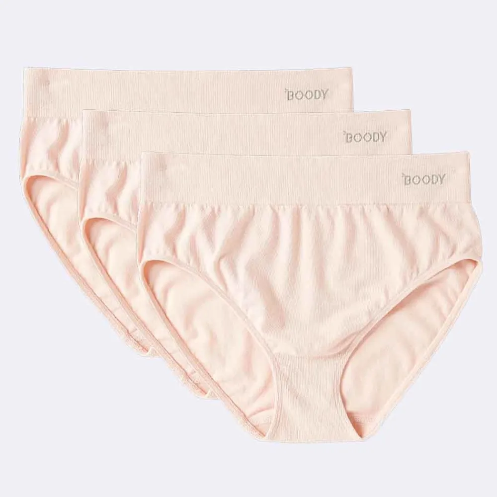 DAMES Boody Dames Slips>Bamboe Slip - Hoge Taille - Nude