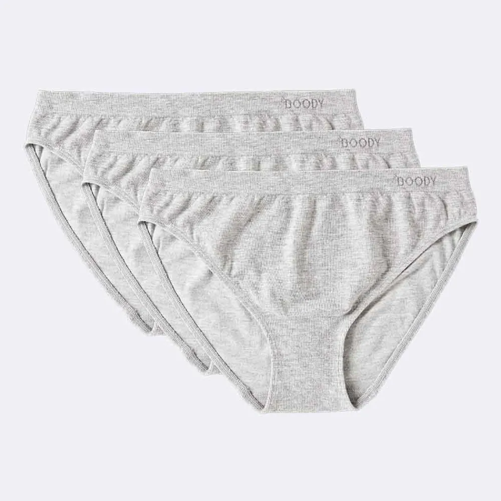 DAMES Boody Dames Slips>Bamboe Slip Dames - Lichtgrijs