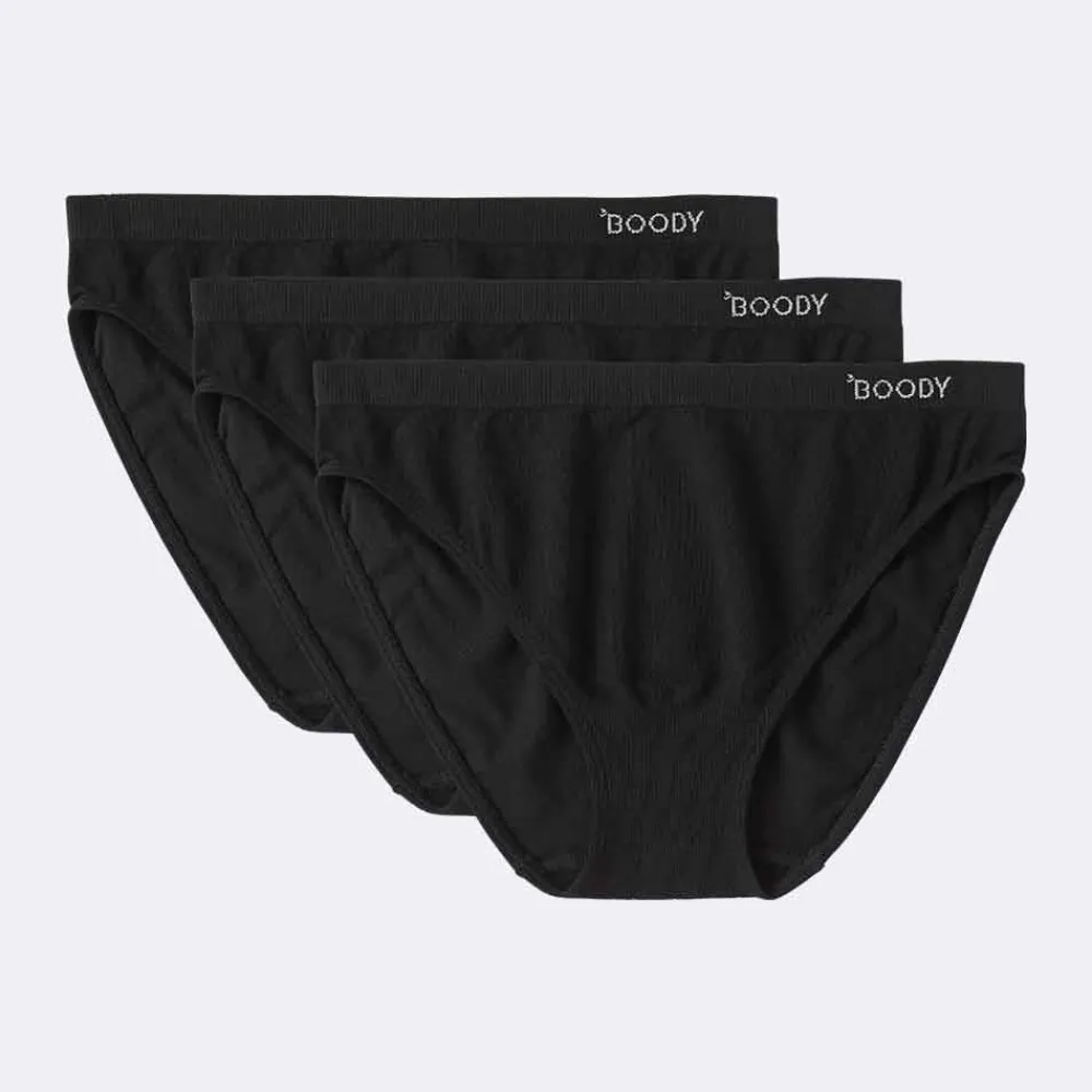 DAMES Boody Dames Slips>Bamboe Slip Dames - Zwart
