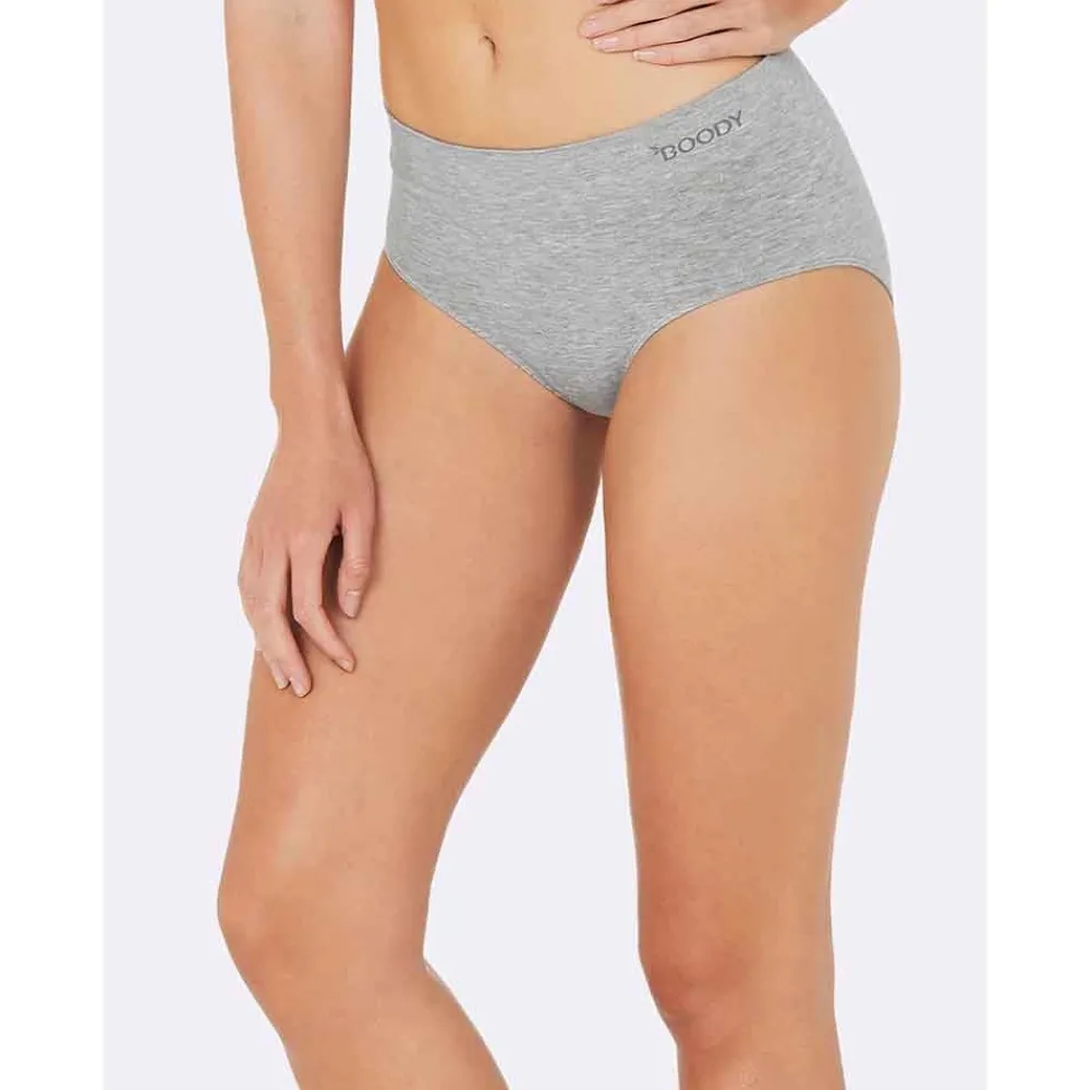 DAMES Boody Dames Slips>Bamboe Slip Midi - Lichtgrijs