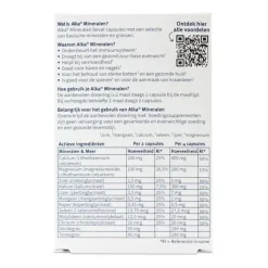 Alka Ontzuren|Ontzuringsproducten>Basische Mineralen - 100 capsules