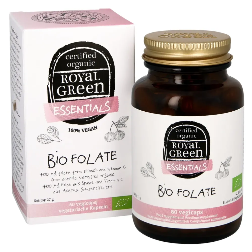 Royal Green Overige Vitamines|Vitamine C>Bio Folate - 60vcaps - BIO