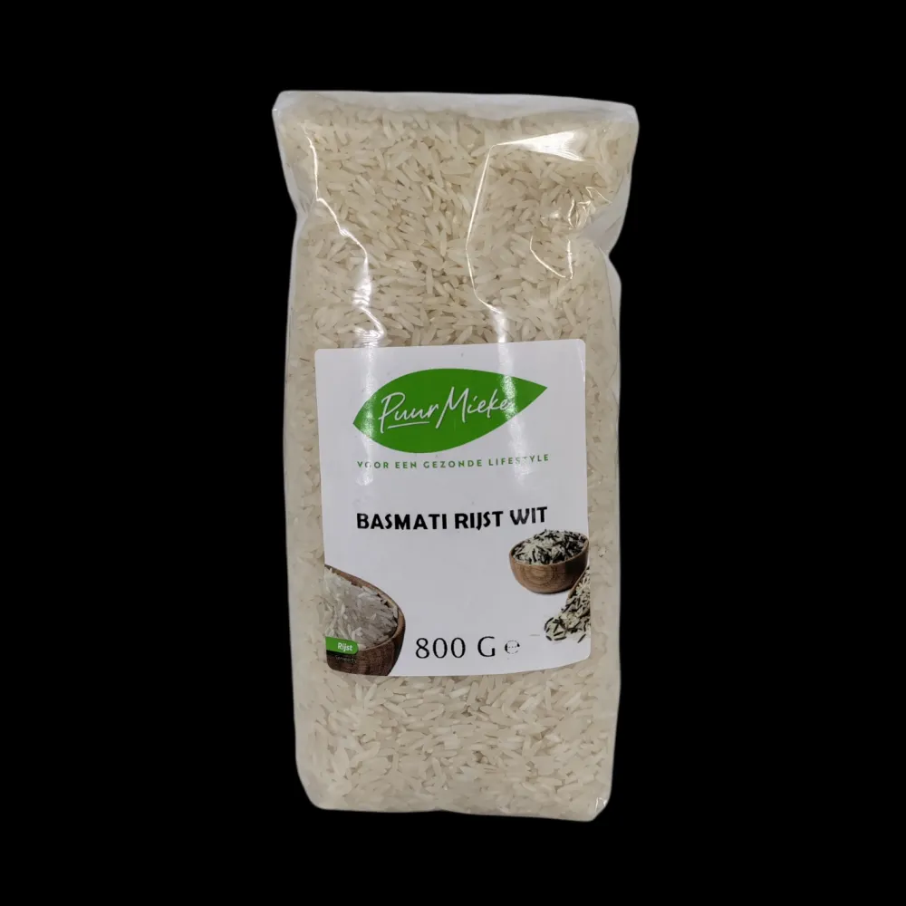 Puur Mieke Rijst, Quinoa En Granen>Biologische Basmatirijst Wit - 800g