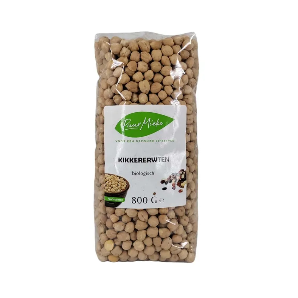 Puur Mieke Peulvruchten>Biologische Kikkererwten - 800g