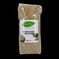 Puur Mieke Rijst, Quinoa En Granen>Biologische Zilvervliesrijst Lang - 800g