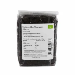 Puur Mieke Fruit & Noten|Bessen En Zuidvruchten>Blue Thompson Rozijnen - 400g - BIO