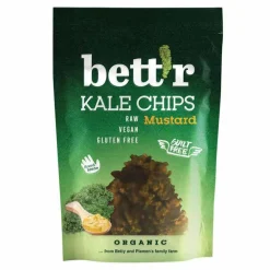 Bett'r Chips & Zoutjes>Boerenkool Chips met Mosterd en Ui - 30g - BIO