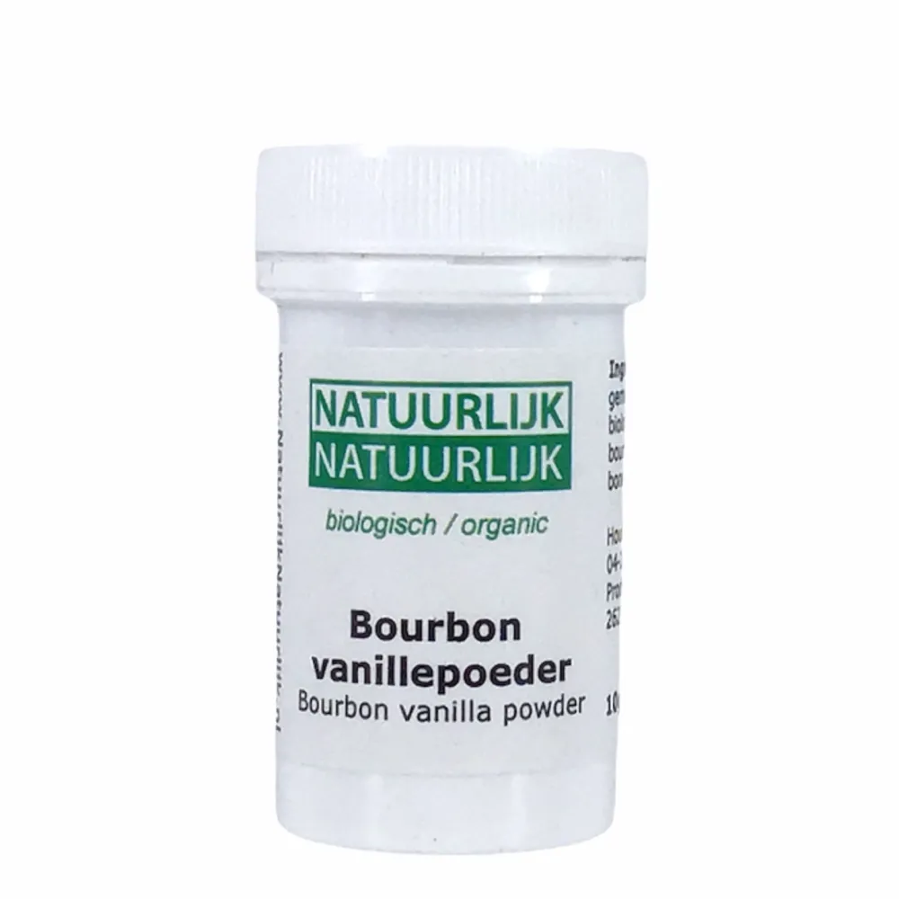 NatuurlijkNatuurlijk Paleo Aip|Kruiden / Extracten>Bourbon Vanillepoeder - 10g - BIO