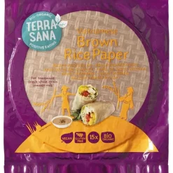 Terrasana Sushi Producten|Rijst, Quinoa En Granen>Bruine Rijstvellen - 15 stuks - BIO