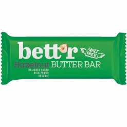 Bett'r Repen>Butter Bar Hazelnoot - 30g - BIO