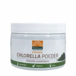 Mattisson Spijsvertering|Immuunsysteem>Chlorella Poeder - Chlorella sorokiniana - 125g