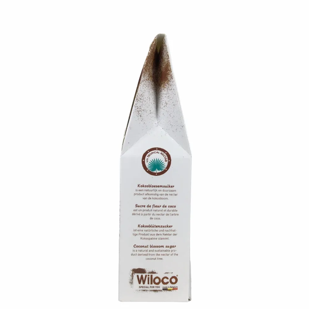 Wiloco Chocolade|Chocolade Druppels>Chocolade Druppels Puur Lactosevrij - 300g - BIO