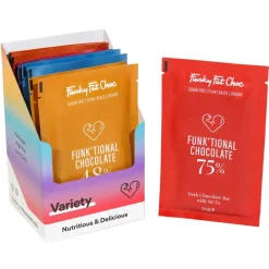 Funky Fat Choc Chocolade>Chocolade met MCT Mix - 10x50g - BIO
