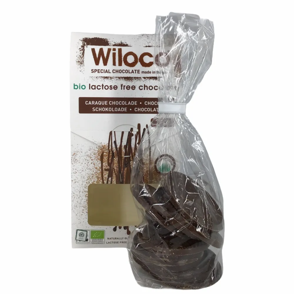 Wiloco Chocolade>Chocoladeflikken Melk en Puur Mix - 150g - BIO