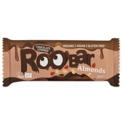 Roobar Repen|Fruit & Noten>Chocolate Covered Almond - 30g - BIO -
