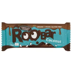 Roobar Repen|Fruit & Noten>Chocolate Covered Coconut - 30g - BIO
