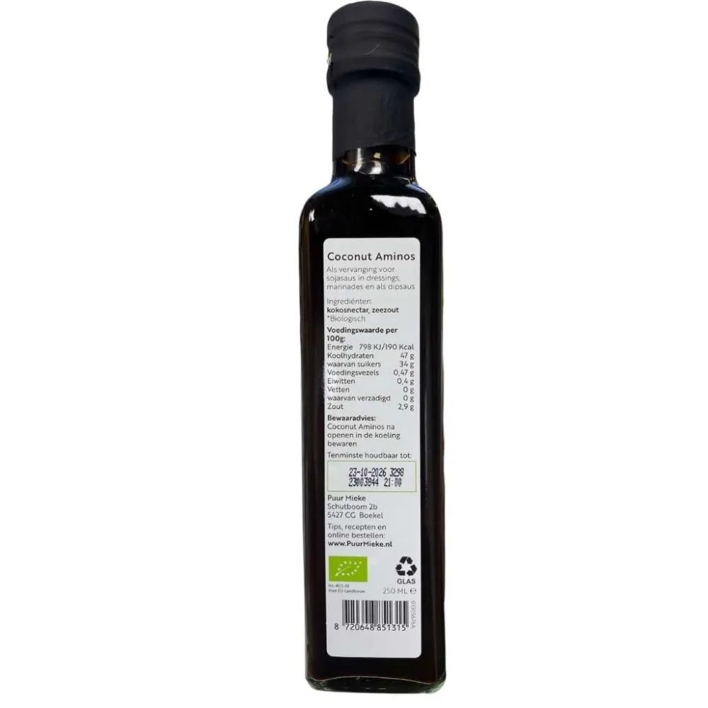 Puur Mieke Aminozuren|Tamari & Aminos>Coconut Aminos - BIO