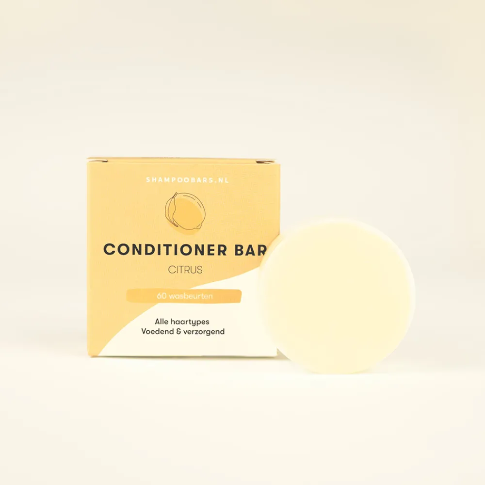 Shampoo Bars Haarverzorging/Shampoo En Conditioner|Conditioner>Conditioner Bar Citrus - Zacht en pluisvrij haar - 45g