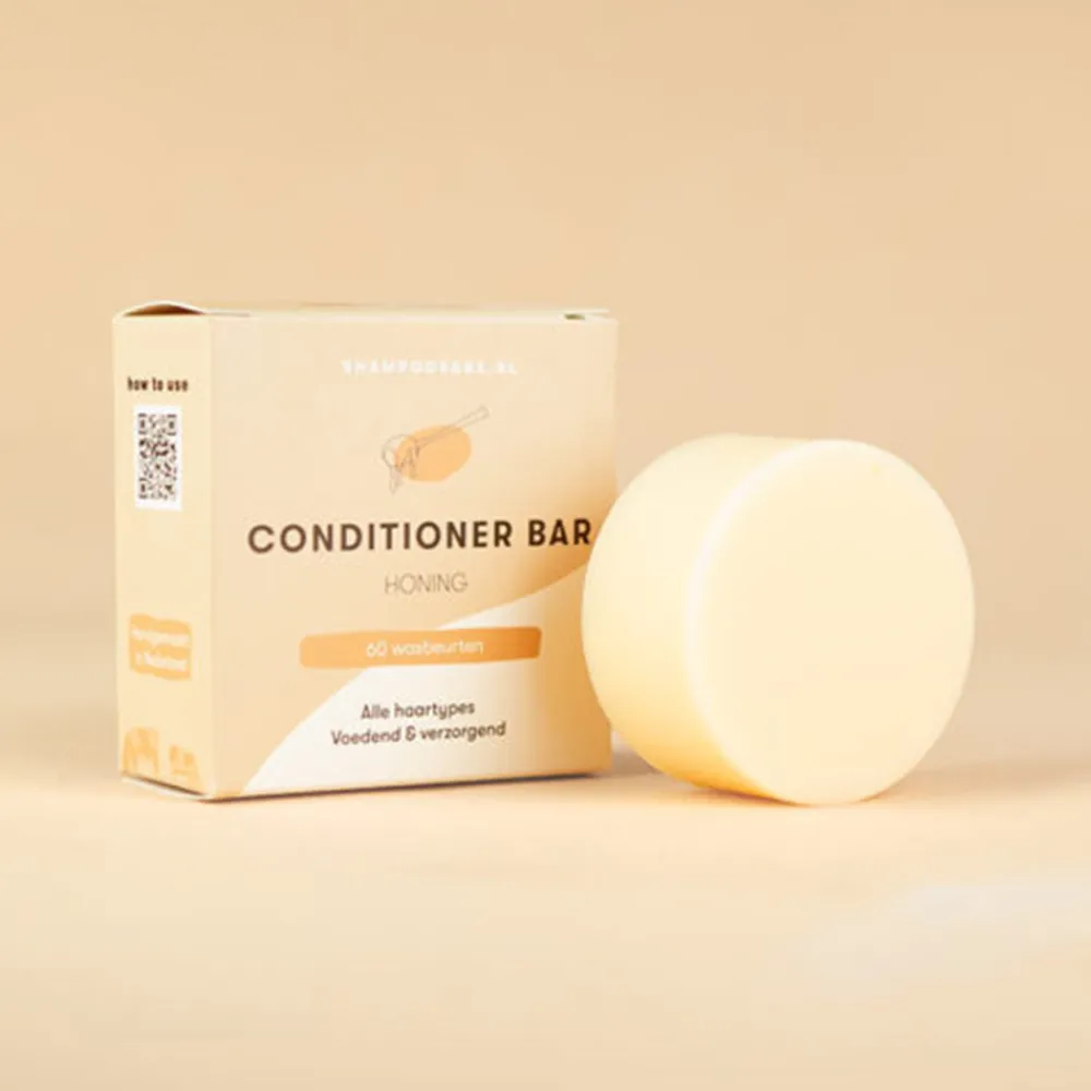 Shampoo Bars Haarverzorging/Shampoo En Conditioner|Conditioner>Conditioner Bar Honing - Droog en krullend haar - 45g