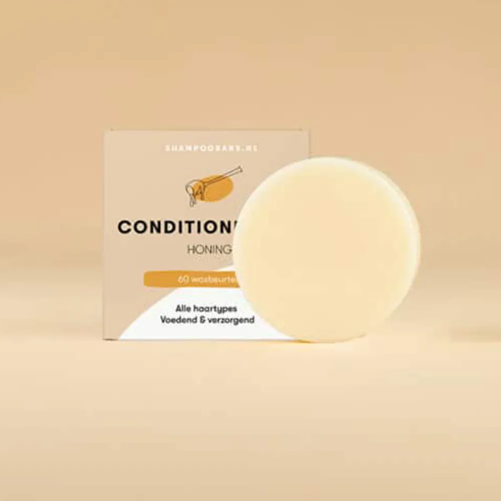 Shampoo Bars Haarverzorging/Shampoo En Conditioner|Conditioner>Conditioner Bar Honing - Droog en krullend haar - 45g