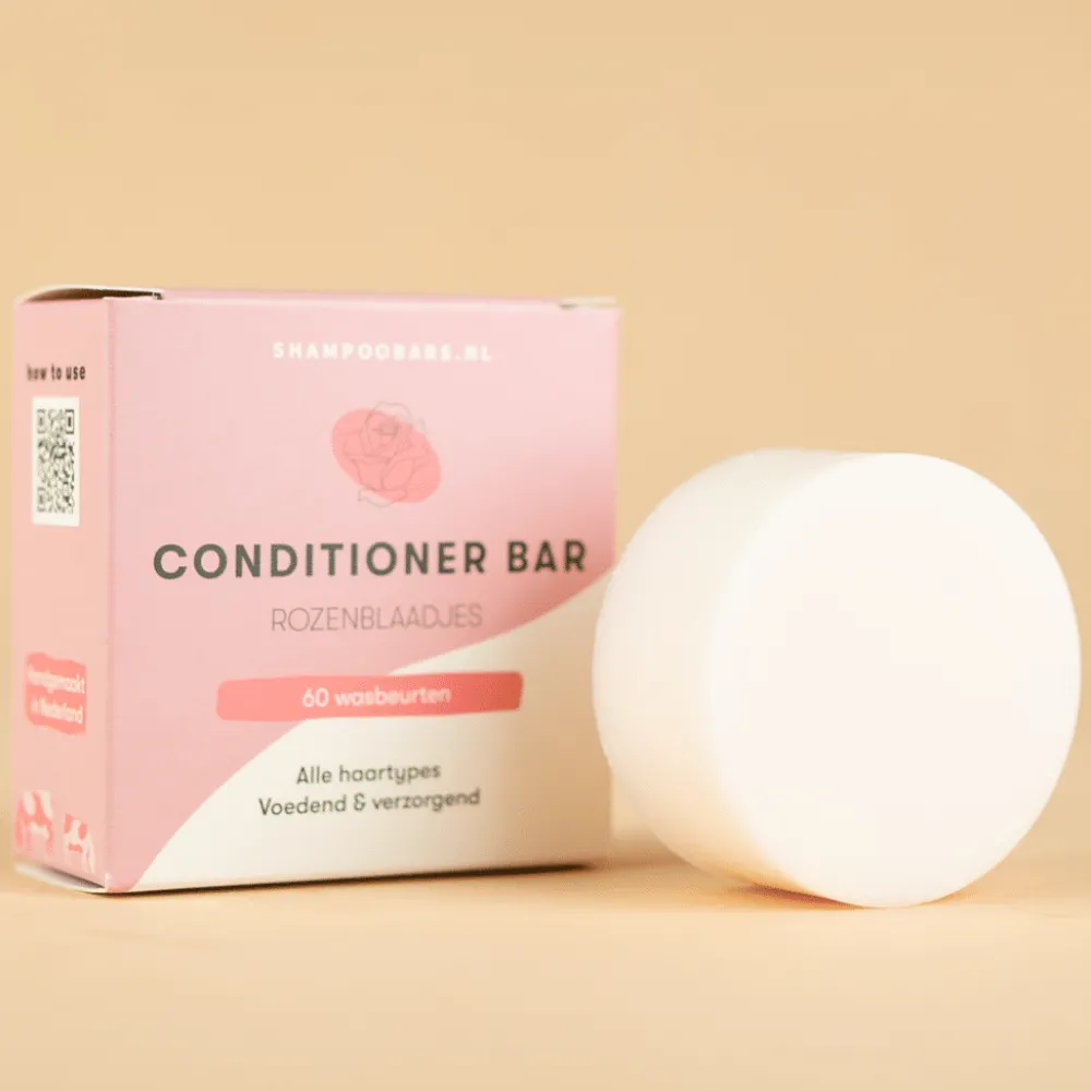 Shampoo Bars Conditioner>Conditioner Bar Rozenblaadjes - Glanzend en zacht - 45g