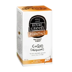 Royal Green Overige Vitamines|Specials>CoQ10 - 100% pure ubiquinol - 60caps
