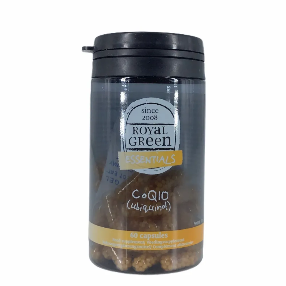 Royal Green Overige Vitamines|Specials>CoQ10 - 100% pure ubiquinol - 60caps