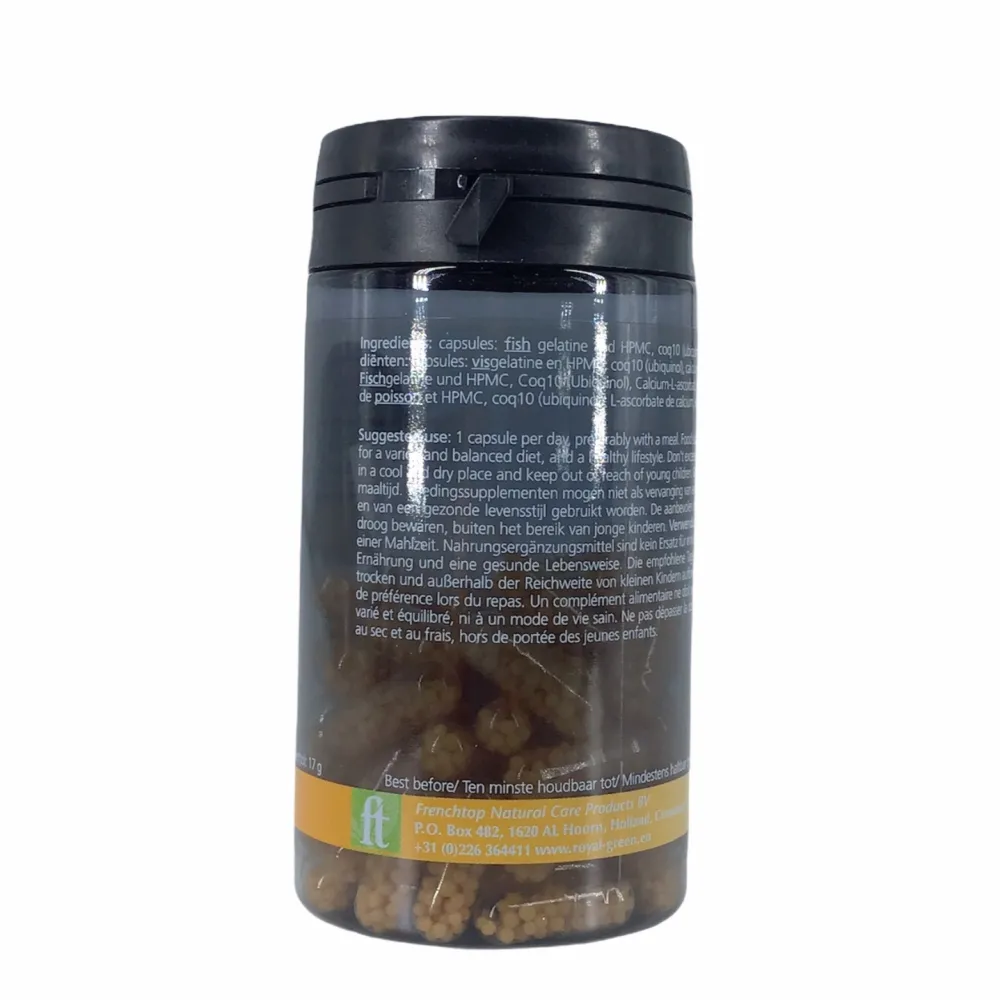 Royal Green Overige Vitamines|Specials>CoQ10 - 100% pure ubiquinol - 60caps