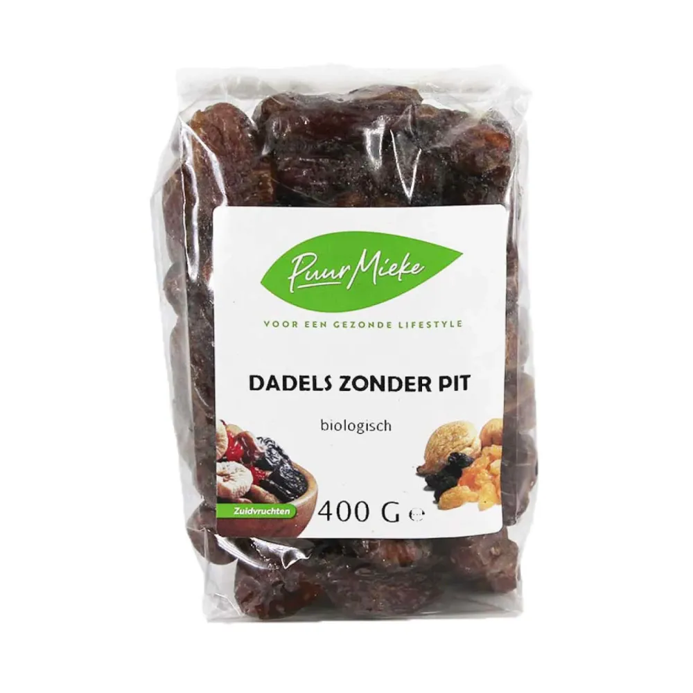 Puur Mieke Bessen En Zuidvruchten|Paleo Aip>Dadels zonder pit - 400g - BIO
