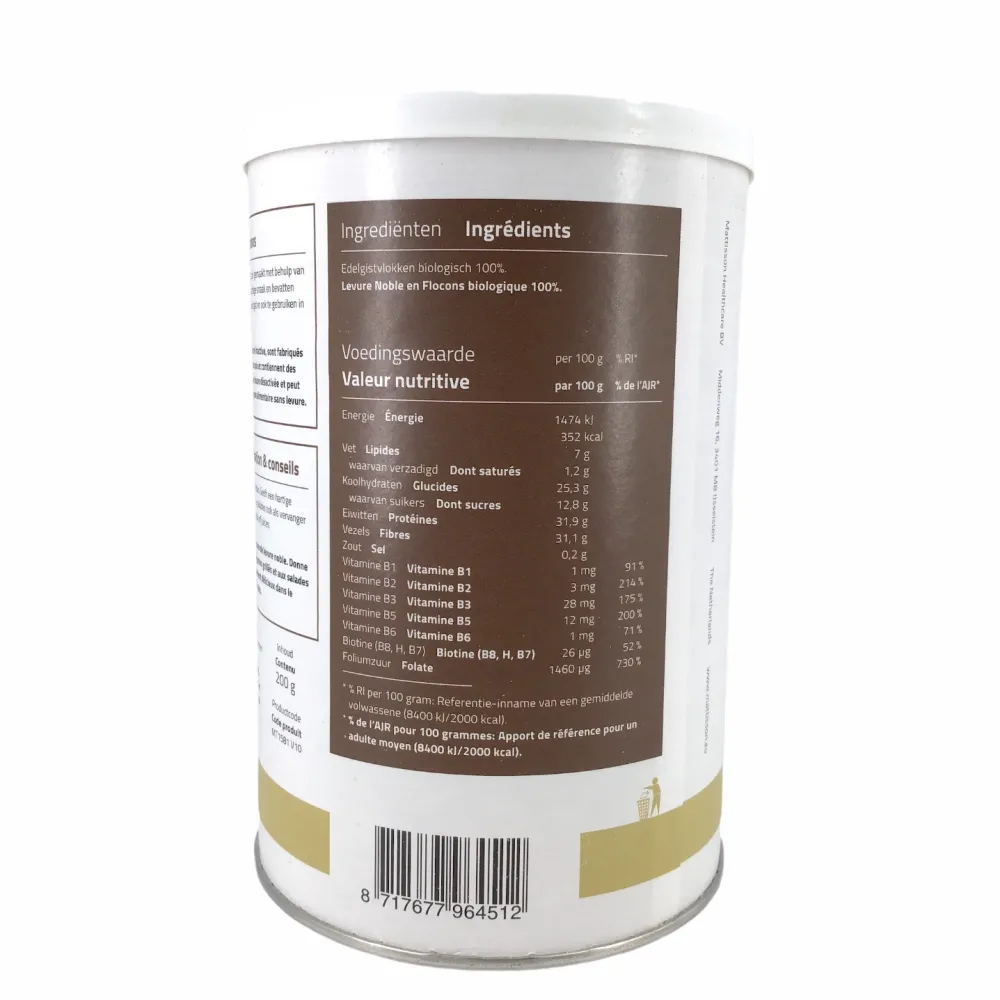 Mattisson Edelgist|Paleo Aip>Edelgistvlokken - 200g - BIO