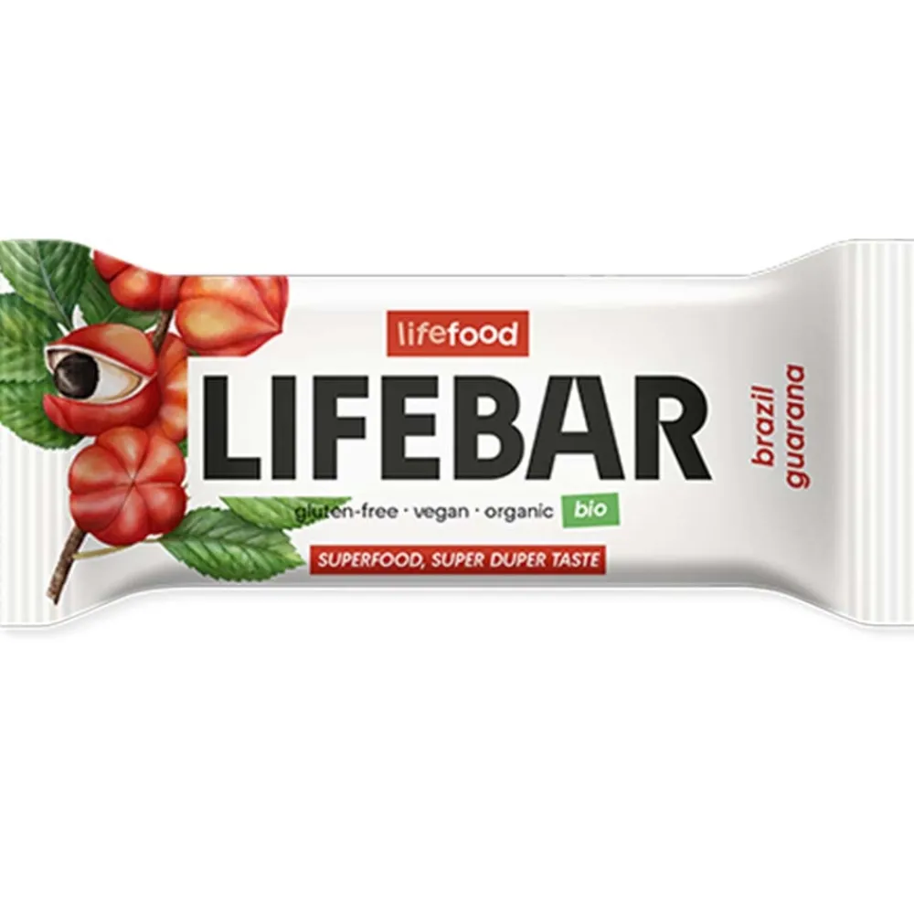 Lifefood Repen|Energierepen>Energiereep Paranoot Guarana RAW - 40g - BIO