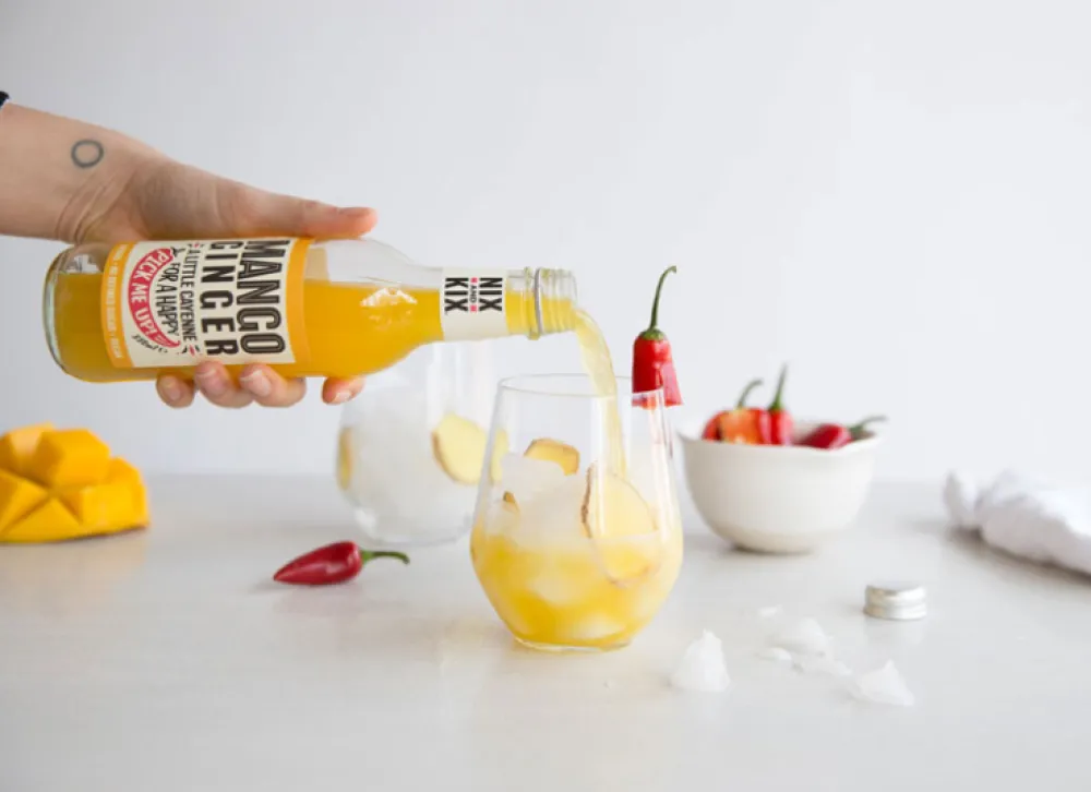 Nix & Kix Sap & Frisdranken>Frisdrank Mango-Ginger - 250ml