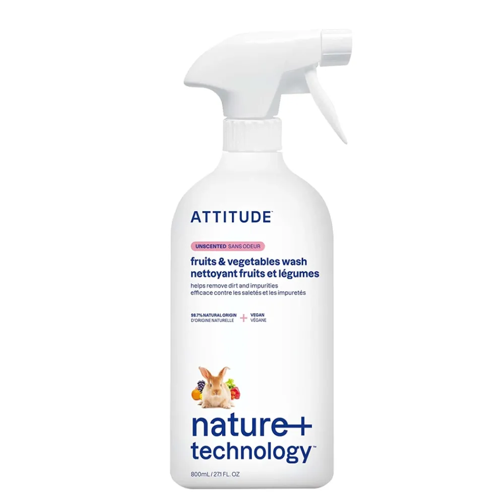 ATTITUDE Schoonmaakproducten>Fruit en Groente Reiniger - Spray - 800ml