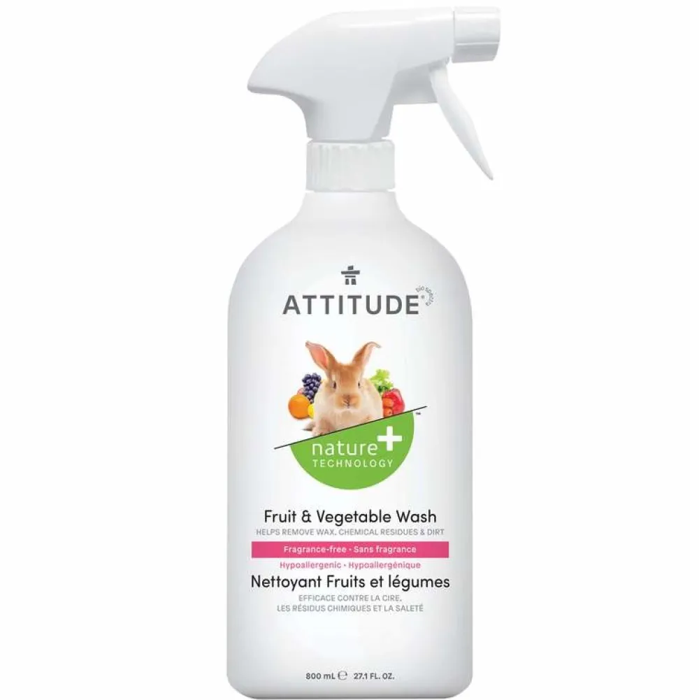 ATTITUDE Schoonmaakproducten>Fruit en Groente Reiniger - Spray - 800ml
