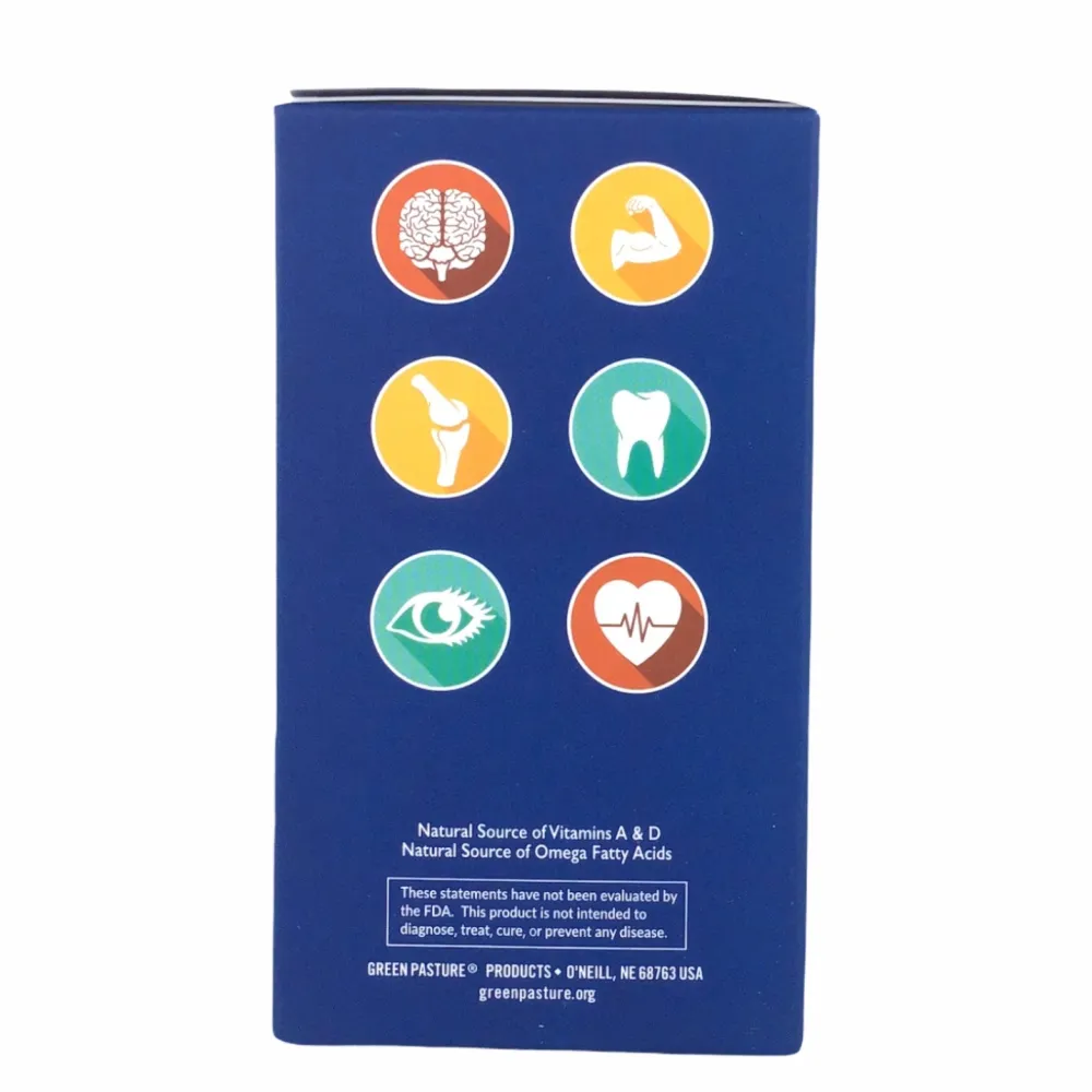 Hersenen|Visolie / Omega 3 / Levertraan>Gefermenteerde Levertraan - 120 capsules
