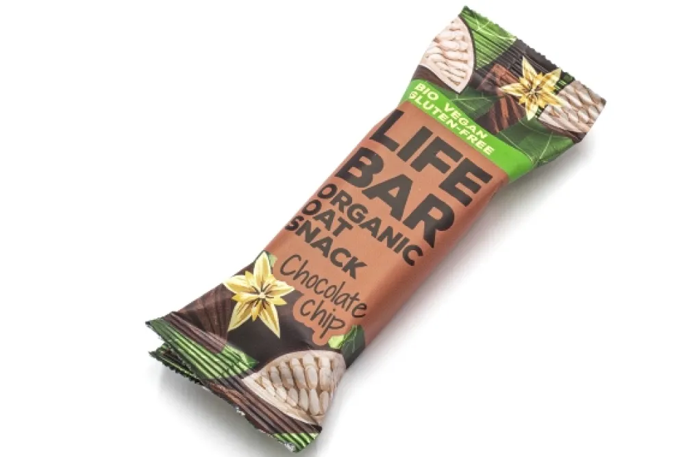 Lifefood Repen|Energierepen>Haverreep Chocolate Chip - 40g - BIO