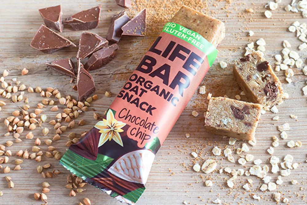 Lifefood Repen|Energierepen>Haverreep Chocolate Chip - 40g - BIO